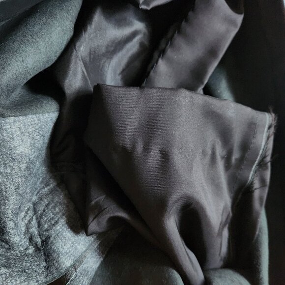 🇫🇷 Vintage Black Leather Mini Skirt - Made in France - Sz 6 - Picture 12 of 14